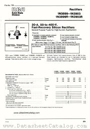 1N3899R datasheet pdf RCA Solid State