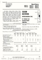 1N5212 datasheet pdf RCA Solid State