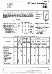2N1491 datasheet pdf RCA Solid State