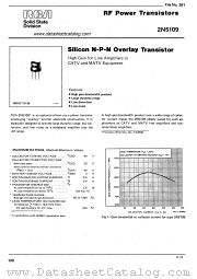 TA2800 datasheet pdf RCA Solid State