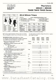 T6400N datasheet pdf RCA Solid State