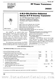 TA7205 datasheet pdf RCA Solid State