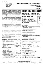 3N141 datasheet pdf RCA Solid State