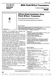 3N187 datasheet pdf RCA Solid State