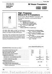 RCA-40896 datasheet pdf RCA Solid State