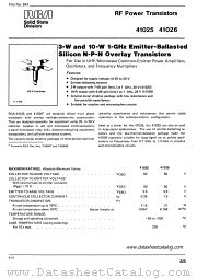 TA8648 datasheet pdf RCA Solid State