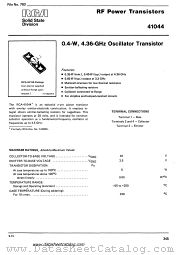 TA8955 datasheet pdf RCA Solid State