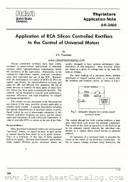 AN-3469 datasheet pdf RCA Solid State