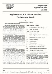 AN-3659 datasheet pdf RCA Solid State