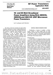 RCA-2N5919 datasheet pdf RCA Solid State