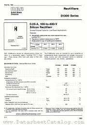 D1300D datasheet pdf RCA Solid State