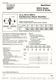 D2412C-R datasheet pdf RCA Solid State