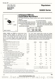 S2800B datasheet pdf RCA Solid State