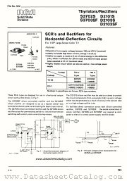 D2101S datasheet pdf RCA Solid State
