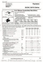 S3714D datasheet pdf RCA Solid State