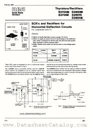 S3705M datasheet pdf RCA Solid State