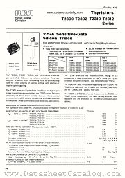T2312A datasheet pdf RCA Solid State