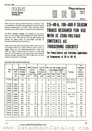 T4706B datasheet pdf RCA Solid State