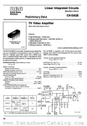 CA1352E datasheet pdf RCA Solid State