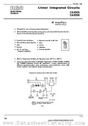 CA3006 datasheet pdf RCA Solid State