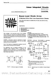 CA3039L datasheet pdf RCA Solid State