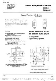 CA3044 datasheet pdf RCA Solid State