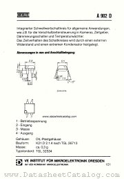 A902D datasheet pdf RFT