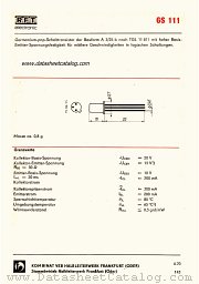 GS111C datasheet pdf RFT