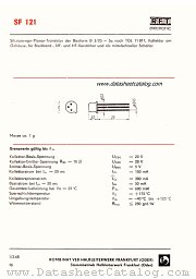 SF121C datasheet pdf RFT