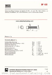 SF122A datasheet pdf RFT
