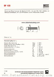 SF123A datasheet pdf RFT