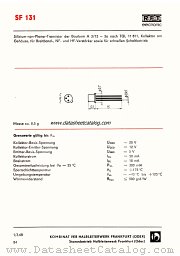 SF131A datasheet pdf RFT