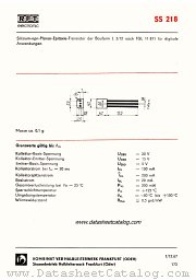SS218D datasheet pdf RFT