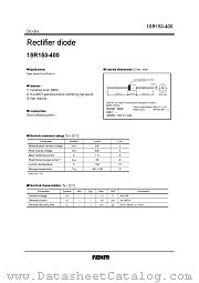 1SR153-400 datasheet pdf ROHM
