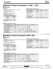 2SB1561 datasheet pdf ROHM