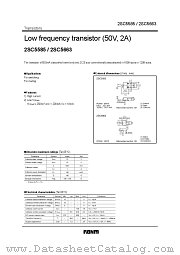 2SC5663 datasheet pdf ROHM