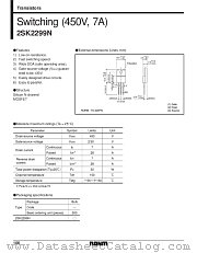 2SK2299N datasheet pdf ROHM