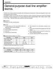 BA3118L datasheet pdf ROHM