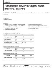 BA3578FS datasheet pdf ROHM