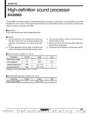 BA3888S datasheet pdf ROHM