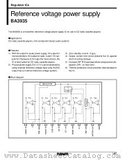 BA3935 datasheet pdf ROHM