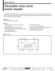 BA6209/N datasheet pdf ROHM