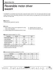 BA6287F datasheet pdf ROHM