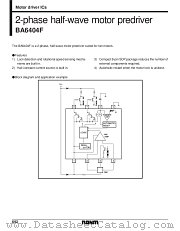 BA6404F datasheet pdf ROHM
