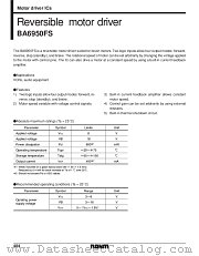 BA6950FS datasheet pdf ROHM