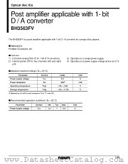 BH3563FV datasheet pdf ROHM