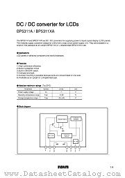 BP5311XA datasheet pdf ROHM