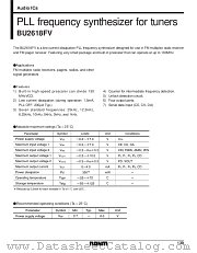 BU2618FV datasheet pdf ROHM