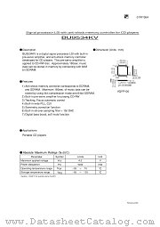 BU9534KV datasheet pdf ROHM