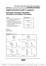 DTA124E  A datasheet pdf ROHM
